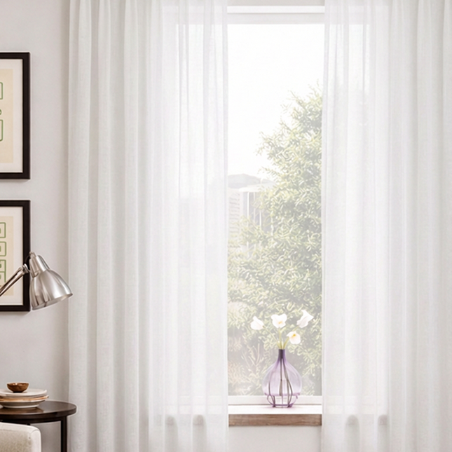 Cortina Liviana Gasa de Algodón