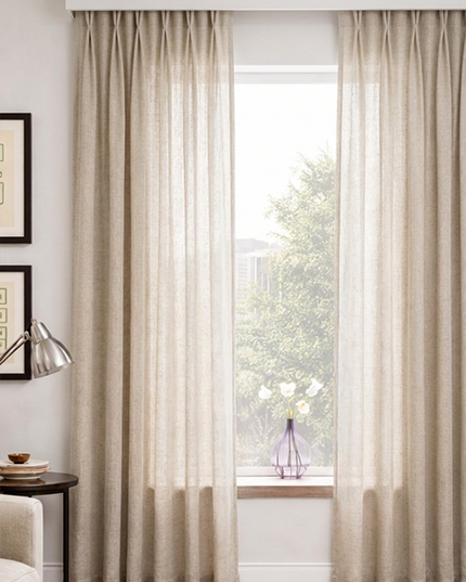 Cortina Liviana Gasa de Lino