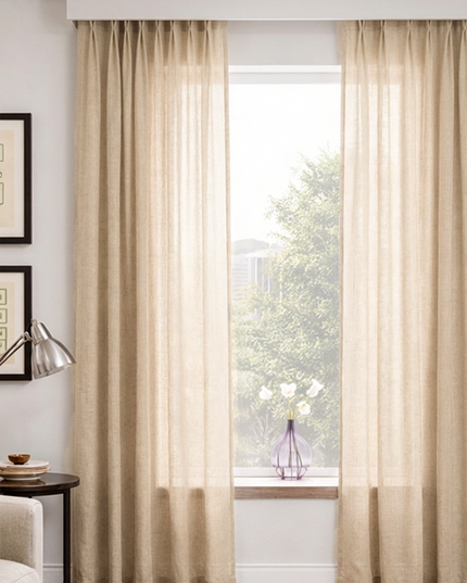 Cortina Liviana Lino Rústico