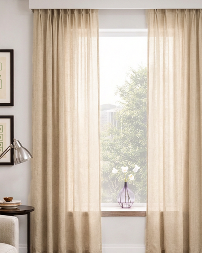 Cortina Liviana Lino Rústico